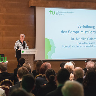 Dr. Monika Goldmann, Präsidentin des Soroptimist-Clubs Dortmund