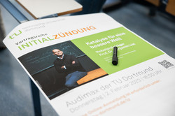 Poster for the lecture series "Initialzündung"