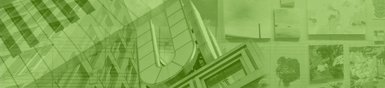 Teaser TU Culture in green Collage of musical instruments and the logo of U